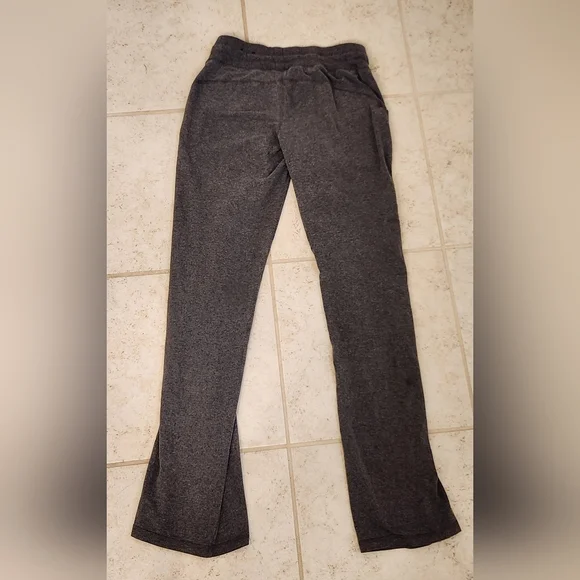 Womens Slim Boot Sweatpants Joggers Size S Grey Low Rise #G244 - Picture 5 of 5